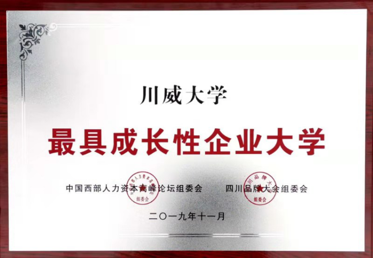 集團公司、川威大學(xué)分別榮獲“四川杰出品牌企業(yè)”、“最具成長性企業(yè)大學(xué)”(圖3)
