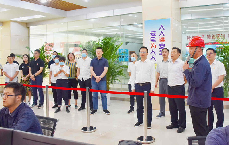 省委第十一巡視組來(lái)川威集團(tuán)連界基地調(diào)研(圖1)