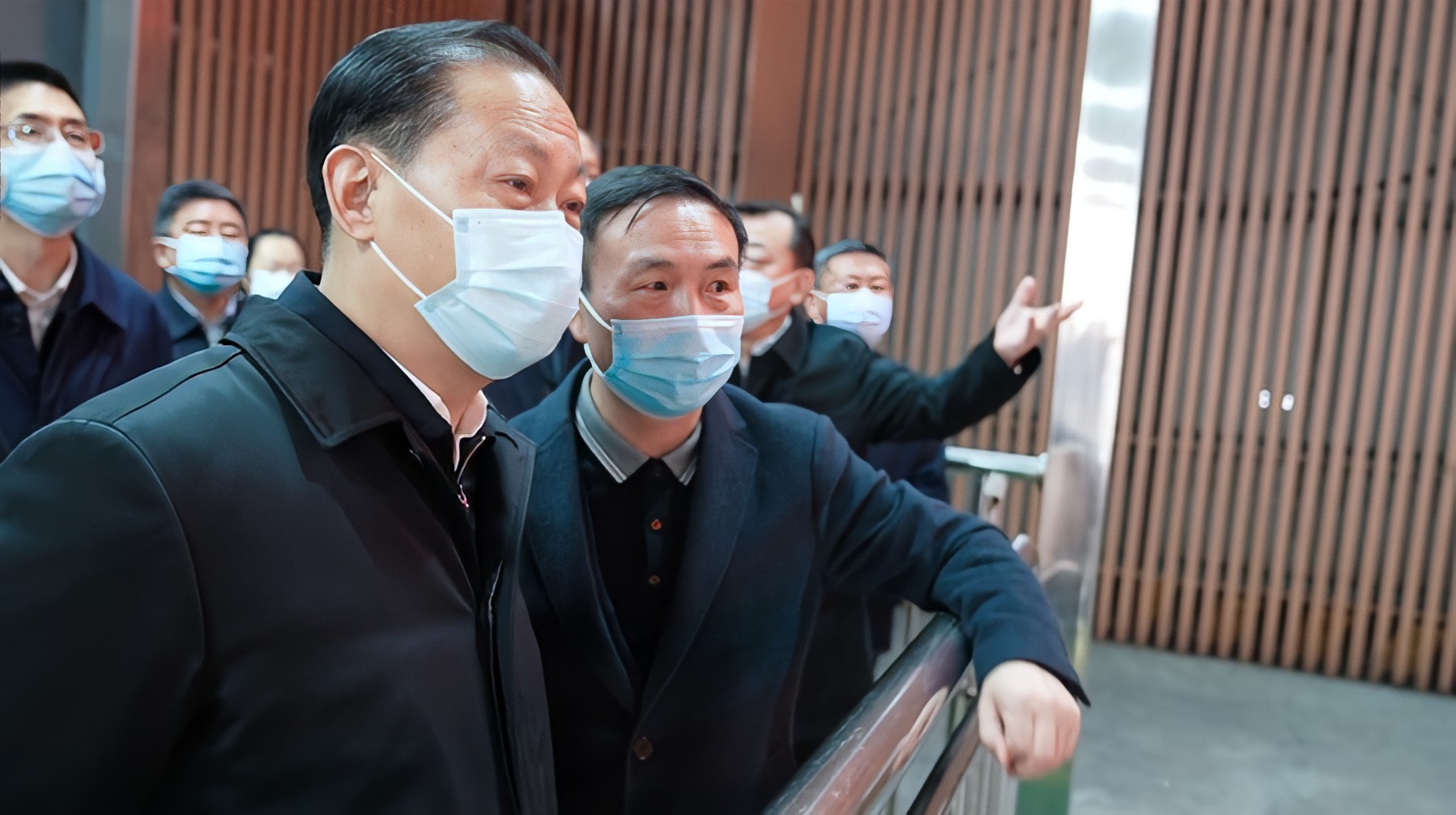 省委書記彭清華蒞臨川威視察調研(圖6) 省委書記彭清華蒞臨川威視察調研(圖6)
