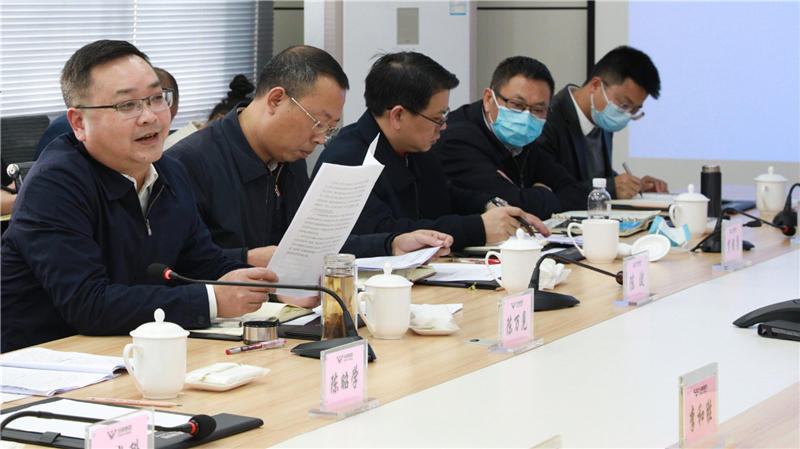 內(nèi)江市副市長陳萬見一行到川威調(diào)研(圖3)