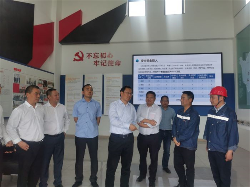 眉山市副市長(zhǎng)冉登祥蒞臨川威集團(tuán)星船城建寶公司調(diào)研(圖2)